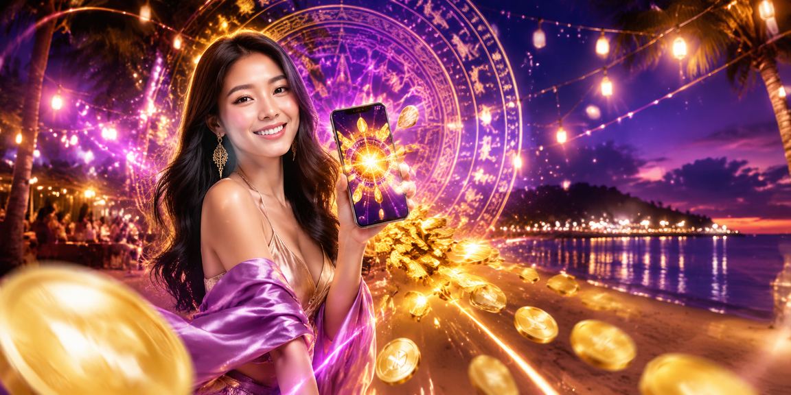 Người dùng trải nghiệm casino trực tuyến trên điện thoại tại bãi biển Phú Quốc